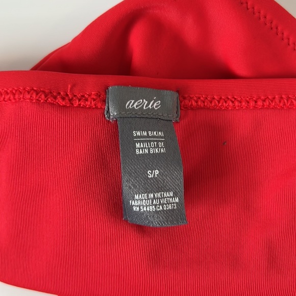 Aerie Red Bikini Set - Size S/M - Picture 7 of 8